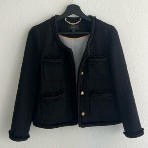 J Crew Lady Jacket Black 6